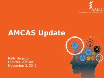 AMCAS Update - Member Profile - AAMC