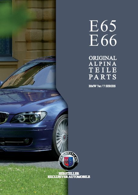 E65/E66 Parts &amp; Accessory - BMW Alpina