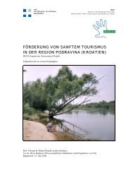 fÃ¶rderung von sanftem tourismus in der region podravina - IRAP