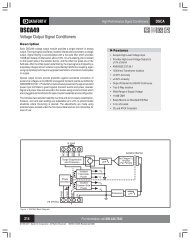 DSCA49-05 Voltage Output Signal Conditioner - Dataforth