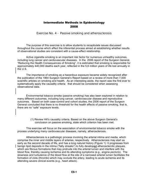 Passive smoking and atherosclerosis - IESC/UFRJ