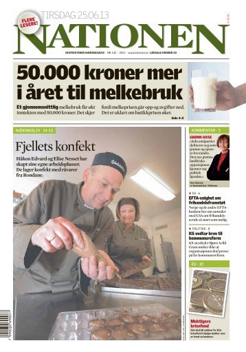 50.000 kroner mer i Ã¥ret til melkebruk