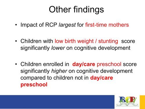 Evaluation of the Roving Caregivers Program in St Lucia impact ...