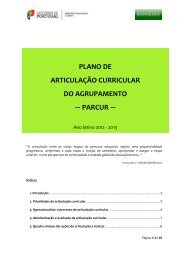 Plano de ArticulaÃ§Ã£o Curricular - Agrupamento de Escolas do Barreiro