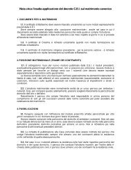 Nota circa l'esatta applicazione del decreto C.E.I. sul matrimonio ...