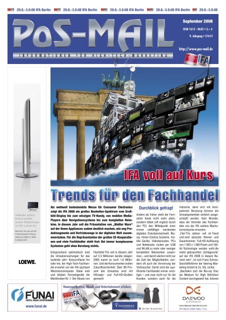 Trends für den Fachhandel - Cat-Verlag Blömer Gmbh