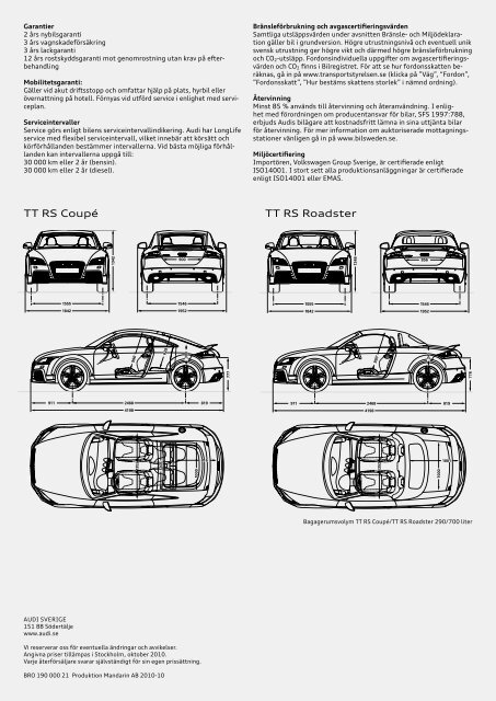 Audi TT RS - H-kan.se