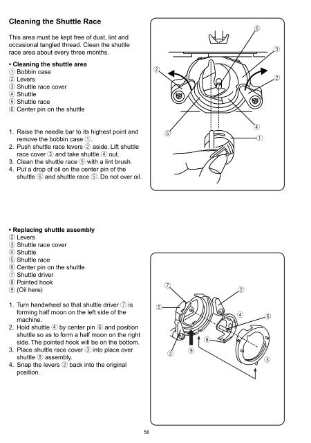 instruction book manual de instrucciones livre d'instructions - Janome