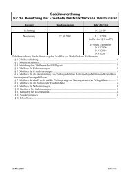 BGebÃƒÂ¼hrenordnung fÃƒÂ¼r die Benutzung der FriedhÃƒÂ¶fe ... - WeilmÃƒÂ¼nster