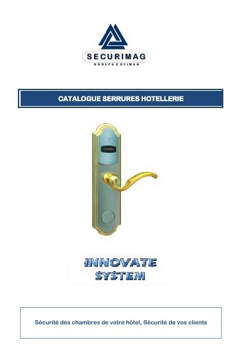 catalogue catalogue catalogue serrures hotellerie ... - SECURIMAG