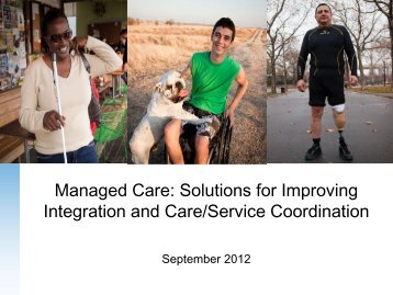 Managed Care: Solutions for Improving Integration and Care ...