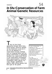 In Situ Conservation of Farm Animal Genetic Resources - cip-eseap