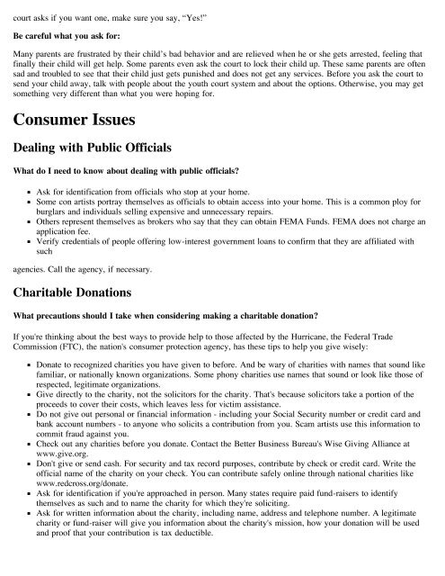 Hurricane Katrina: Legal Issues - Columbus School of Law