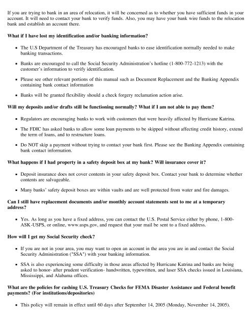 Hurricane Katrina: Legal Issues - Columbus School of Law