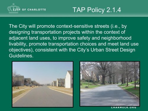 Urban Street Design Guidelines - (CSS) National Dialog 2