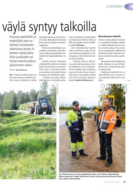 Lataa (pdf) - Kuntatekniikka