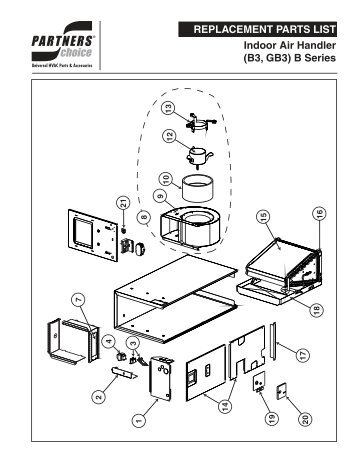 Replacement Parts List - Nordyne