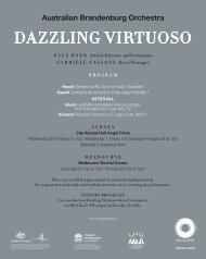 Dazzling Virtuoso - Australian Brandenburg Orchestra