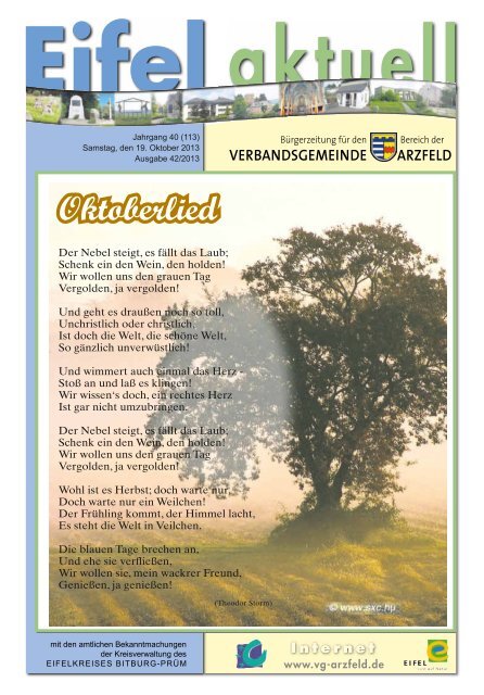 Ausgabe 42 - Verbandsgemeinde Arzfeld