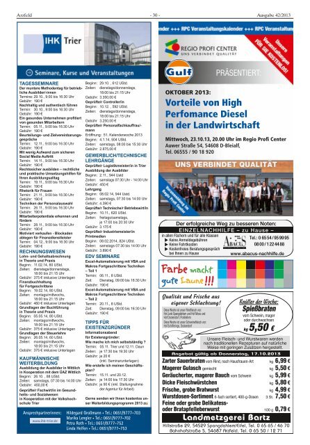Ausgabe 42 - Verbandsgemeinde Arzfeld
