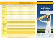 Migräne-/ Kopfschmerz- Kalender - Migräne-Klinik Königstein