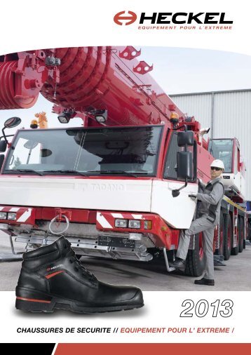 CHAUSSURES DE SECURITE // EQUIPEMENT POUR L ... - HECKEL