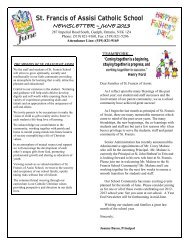 NEWSLETTER Ã¢Â€Â“ JUNE 2013 - Wellington Catholic