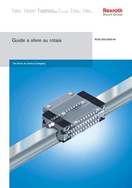 Rexroth Guide a sfere su rotaia - Michele Caroli Srl