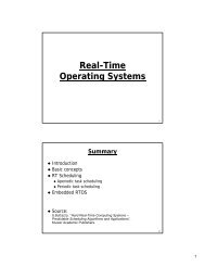 Real-Time Operating Systems