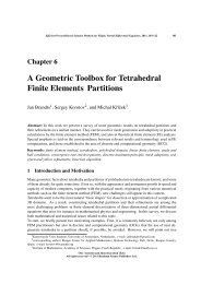 A Geometric Toolbox for Tetrahedral Finite Element Partitions - BCAM