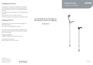 Bruksanvisning - ETAC docs