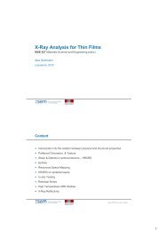 X-Ray Analysis for Thin Films