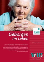 Prospekt Wohngemeinschaft WIB | 682 kB - Diakoniestationen Kassel