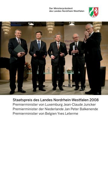 Staatspreis des Landes Nordrhein-Westfalen 2008 - b:dax ist ...