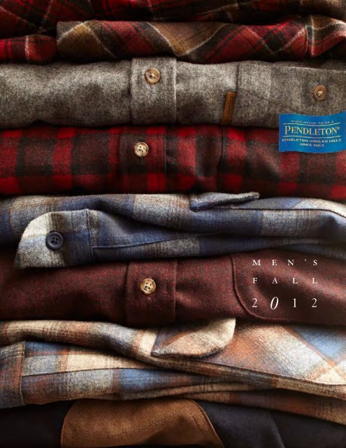 Pendleton Mens 2012 Catalog - Western Varieties