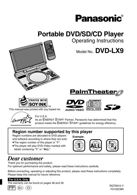 Portable DVD/SD/CD Player
