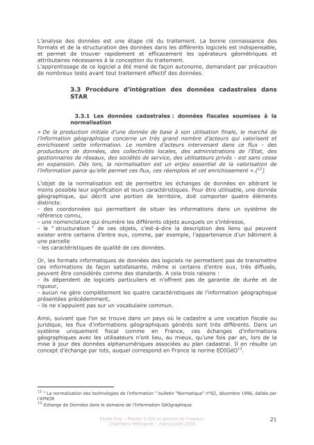 Mise en place de procÃ©dures d'Ã©changes de donnÃ©es et ...