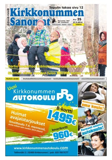 N:o 25 - Kirkkonummen Sanomat