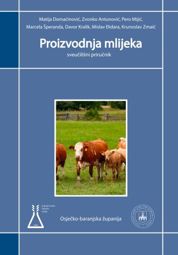 Proizvodnja mlijeka (pdf 1.5 Mb) - OsjeÄko baranjska Å¾upanija