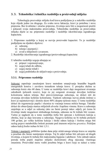 Proizvodnja mlijeka (pdf 1.5 Mb) - OsjeÄko baranjska Å¾upanija