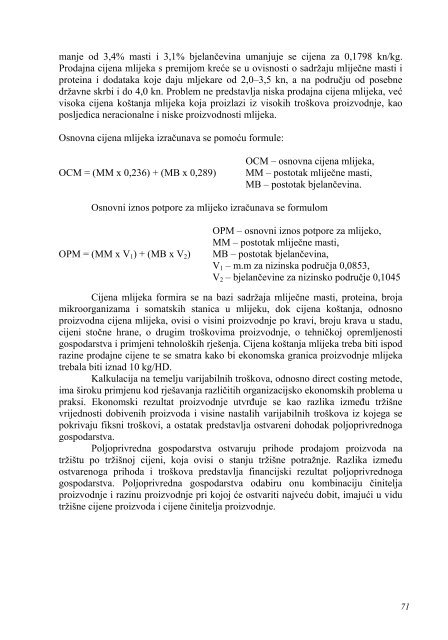 Proizvodnja mlijeka (pdf 1.5 Mb) - OsjeÄko baranjska Å¾upanija