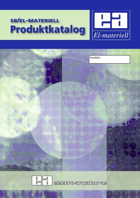 Produktkatalog - Elektro Armatur