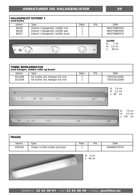 Produktkatalog - Elektro Armatur