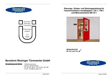 Novoferm Riexinger TÃƒÂ¼renwerke GmbH