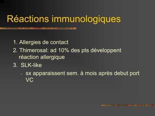 Complications secondaires aux lentilles ... - Bbarthelemy.com