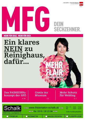 "MFG. Dein Sechzehner" 2/12 - Juni 2012 - SPÃ Steiermark