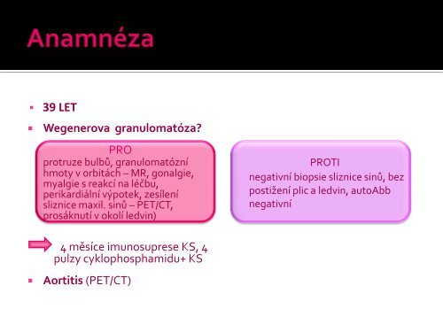 SystÃ©movÃ© onemocnÄnÃ­ nejasnÃ© etiologie s fatÃ¡lnÃ­m prÅ¯bÄhem MODS