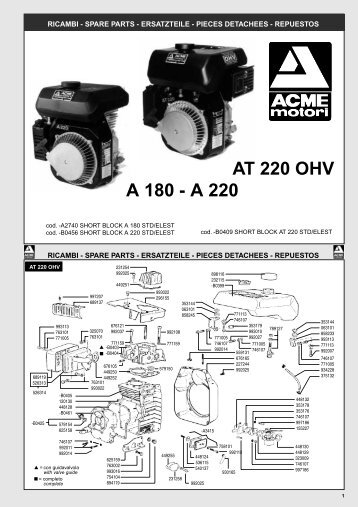 AT 220 OHV A 180 - A 220