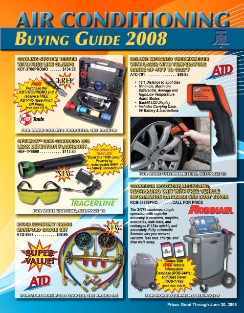 Cooling System Tester With Free Line Clamps Deluxe Infrared Aesco