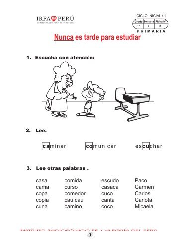 Ficha NÂº2 - instituto radiofonico irfa